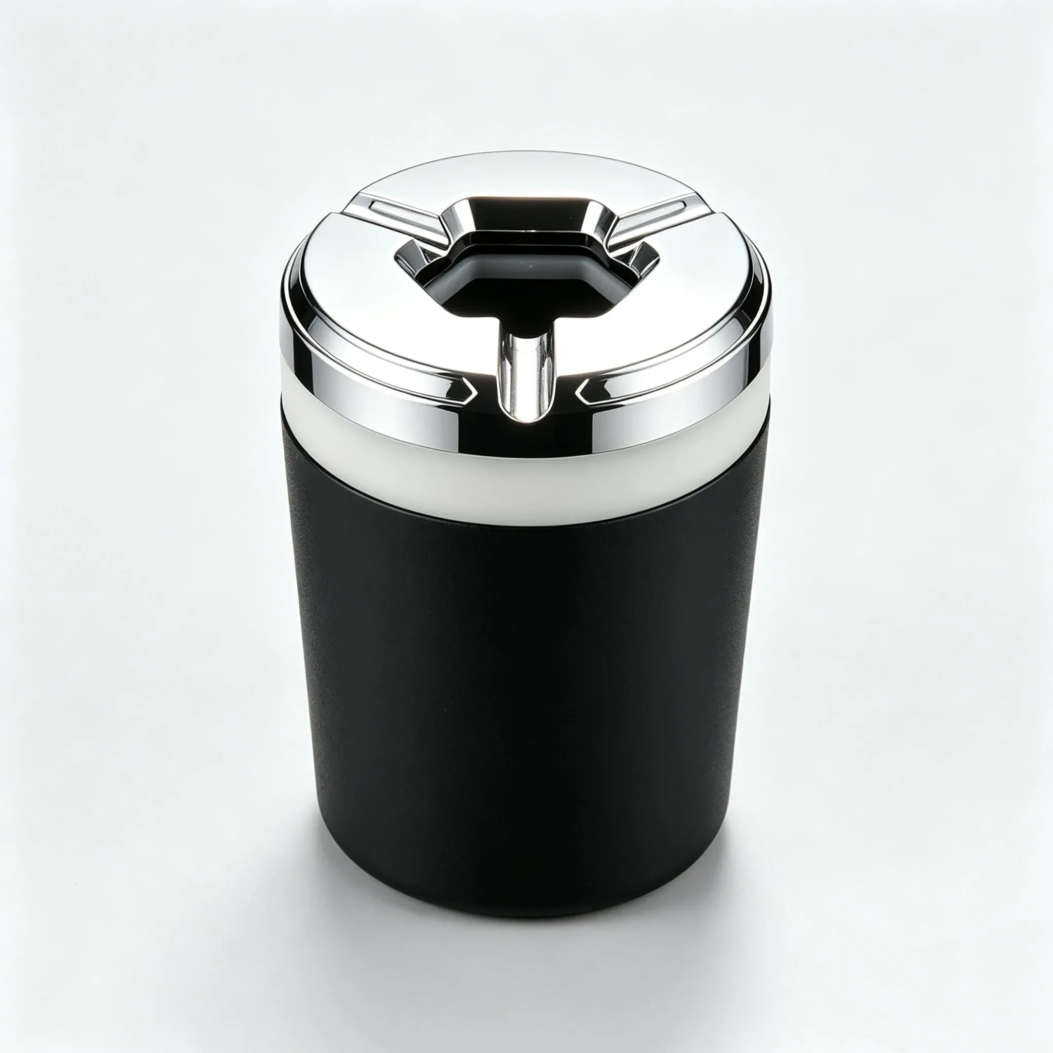 2PCS 2026 New Car Ashtray Anti Ash Flying Sealed Rotating Car Ash Tray Dustproof Interior Accessories