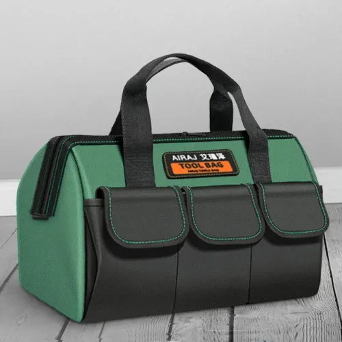 13 16 18 - inch tool bag, strong and multifunctional 1680D Oxford cloth electrician bag, multi-pocket anti-fall storage bag