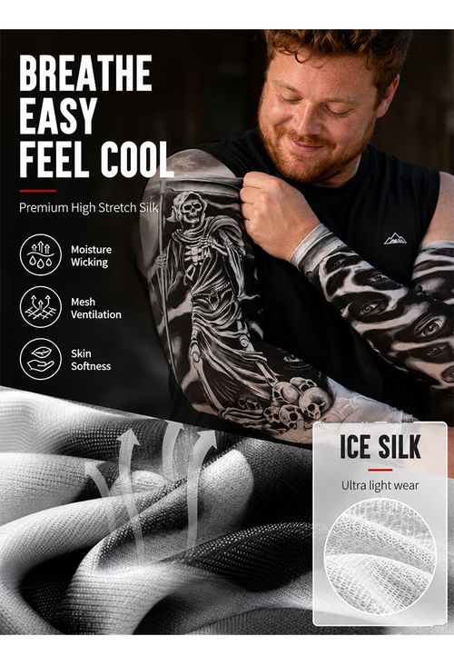 10 pieces Sun-Protective & Breathable Tattoo Cooling Sleeve