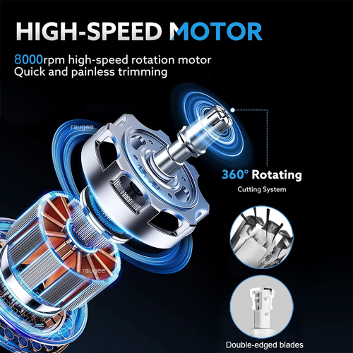 Nose Hair Trimmer Rechargeable Electric Nose Hair Remover Men Eyebrow Hair Shaving Razor Mini Pocket Portable Nose Hair Clipper