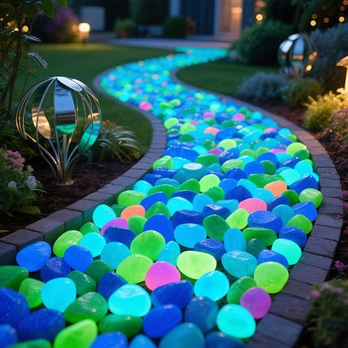 Glow In The Dark Rocks - Illuminate Your Outdoors with Enchanting Glow