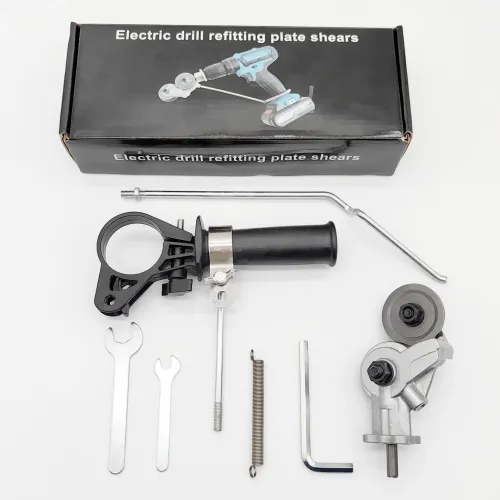 Electric drill to shears Electric tin scissors Metal plate cutter Shears , drill not included
