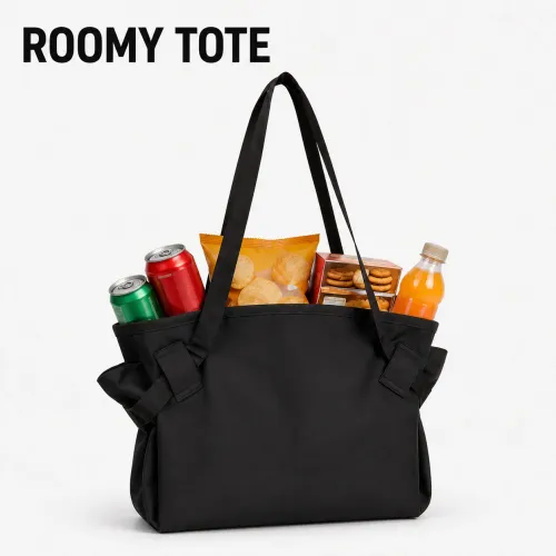 2 in 1 Convertible Picnic Mat Tote Bag 100cm Round Outdoor Blanket Large Capacity