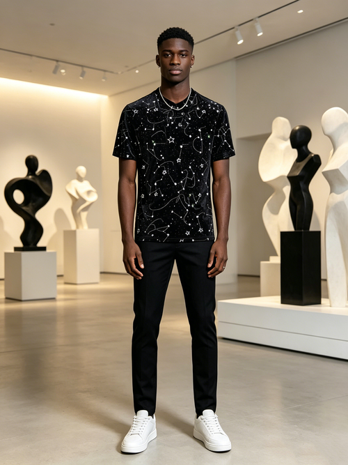 Advanced men's short sleeved shirt