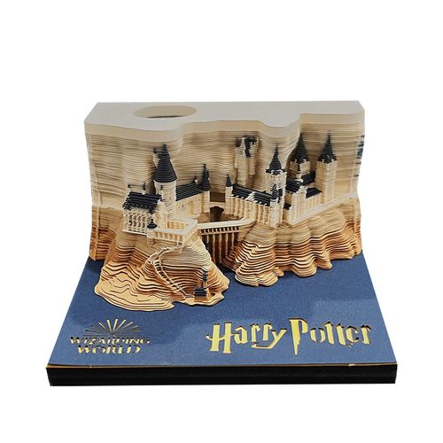 3D Memo  Desktop Decoration Art Paper Sculpture Laser Cut Memo Pad