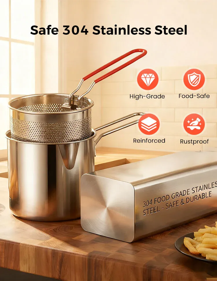 🔥Hot Sale 49% OFF🔥304 Stainless Steel Multifuntional Fryer