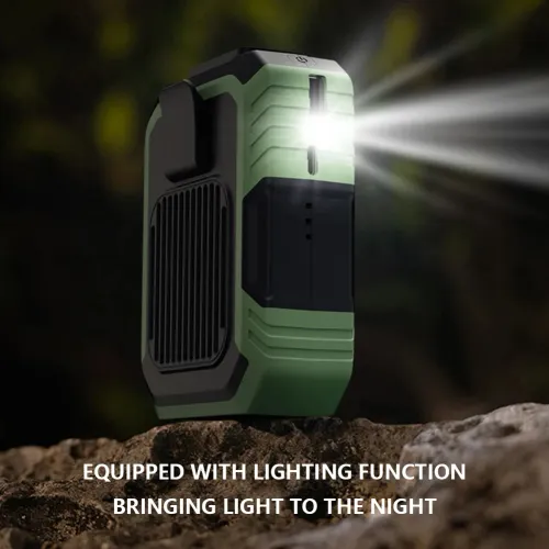 Portable Air Conditioner,Waist Clip Fan with 5-8H,Neck Fan,3 Speeds, USB Rechargeable,for Summer Outdoor Work Jobsite Hiking