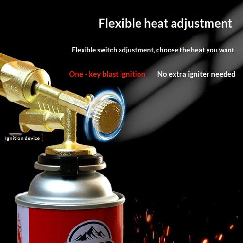 Portable Triple-Head Butane Torch Lighter
