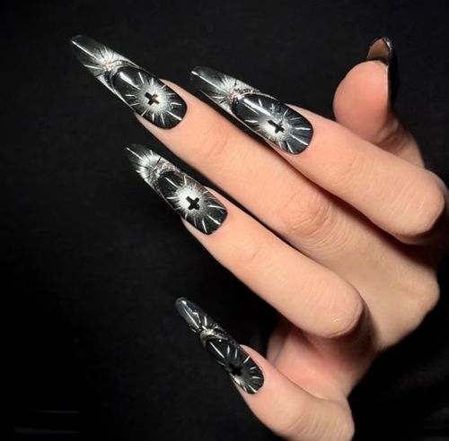 Holy Light Oracle Handmade Press-on Nails