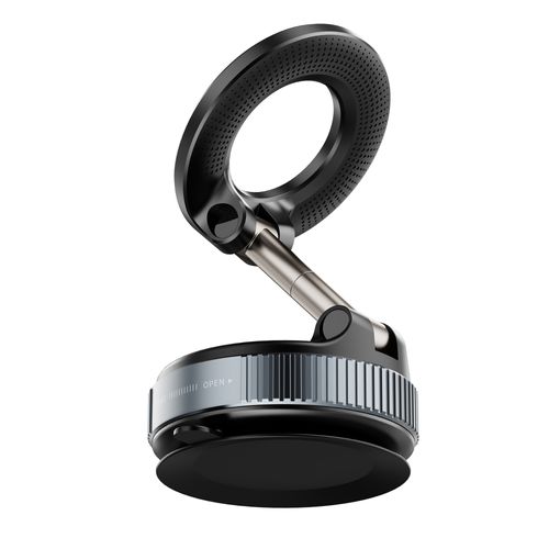 360 degree rotating vacuum suction mobile phone holder zinc alloy vacuum magnetic adsorption mobile phone holder fitness bike wall glass etc