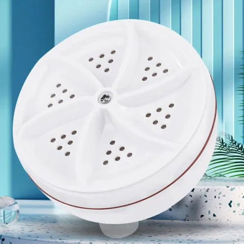 USB Travel Washer Washing Air Bubble Machine Ultrasonic Rotating Turbine Washing Machine for Socks Underwear Wash Dishes