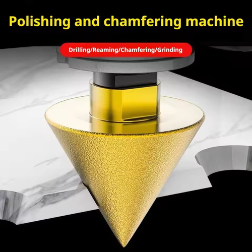 Diamond Cone Chamfering Bit Tile Bevel Grinding Tool For Marble Ceramic Porcelain Granite Hole Trimming Polishing Chamfer Drill