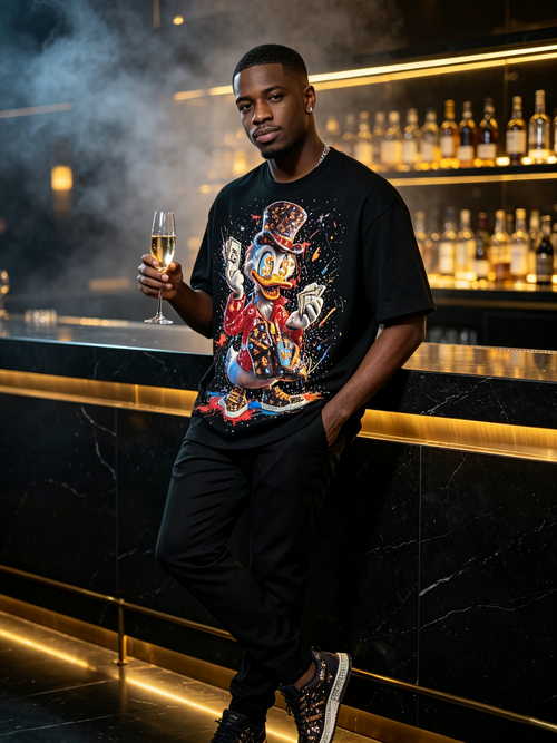 Cartoon Trendy Premium Donald Duck T-shirt