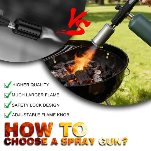 Outdoor portable camping barbecue torch ignition tool