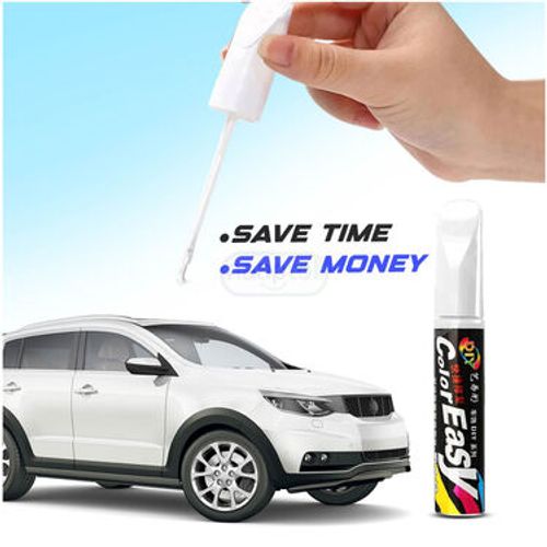 2pcs Car Bike Paint Scratch Repair Pen (1pcblack+1pcwhite)