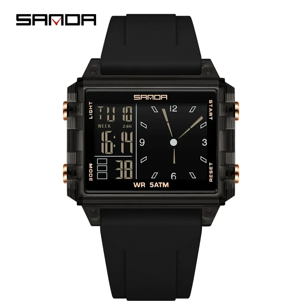 Electronic Watches for Man Luminous Calendar Waterproof Clock Outdoor Sports Casual Ladies Digital Wristwatch