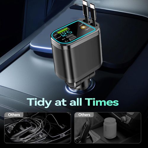 Four-in-one ambient light starry sky roof 120W super fast charging car charger