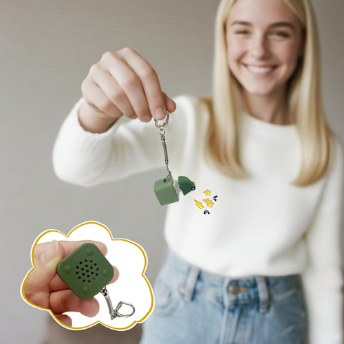 Frog Croaking Fidget Toy - battery Frog Croaking Keychain, Frog Croaking Stress Reliever with Colorful Lights, Fun & Portable Anxiety Relief Toy