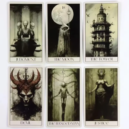 Horror Tarot Card Deck: Spooky, Stylish 78-Card Set 🎴👻
