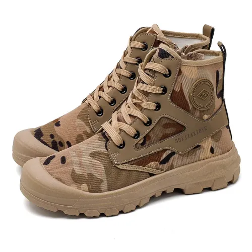 Men's high top ankle boots tactical boots
