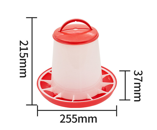 Chicken and Duck Feed Bucket with Legs – Dual-Purpose Poultry Feeder and Waterer (Includes Lid and Handle Suitable for Hanging)