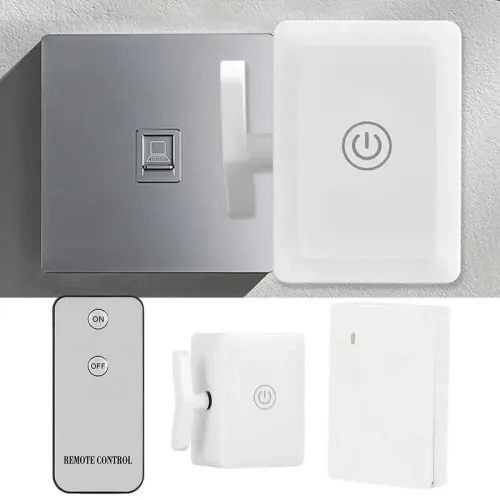 Wiringfree Wireless Remote Control turn off On lights Auto Press Wall Bot Automatic Physical finger Click Switchs Button