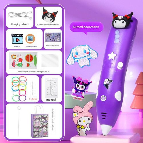 Wireless low-temperature 3D printing pen, children's 3D painting pen