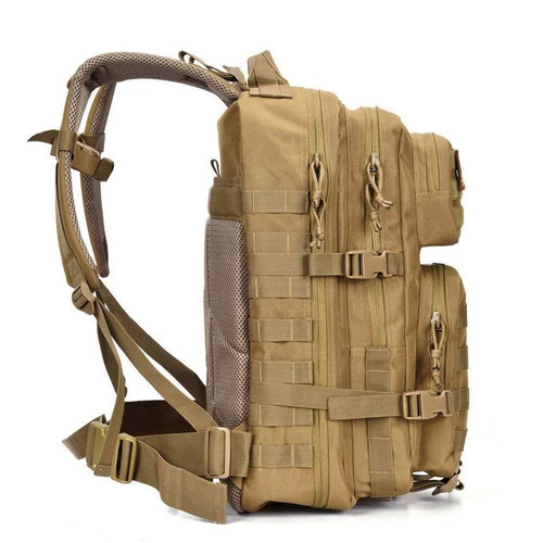 Multifunctional 45L Tactical Molle Rucksack 3 Day Bug Out Pack for Outdoor Hiking Camping Fitness & Daily Work