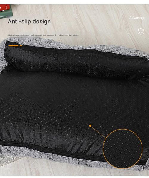 ✨🔥Plush Calming Pet Sofa Bed with Removable Cover🛋️