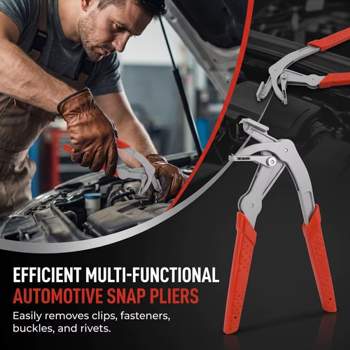 New Car Clip Pliers Trim & Door Panel Removal Tool Auto Fastener Clip Removal Pliers Damage-Free Automotive Plastic Clip Remover