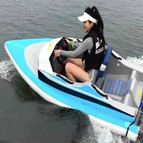 Electric kadin boat adult non-rollover mini motorboat surfing men and women children seat double seat water sports