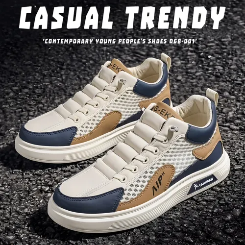 Breathable mesh casual shoes, sneakers, men's shoes, slip-resistant and wear-resistant