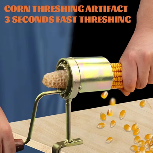 2pcs Manual Farm Corn Sheller With Hand Crank Drive Featuring Alloy Housing Anti Cover And Efficient Kernel Separation