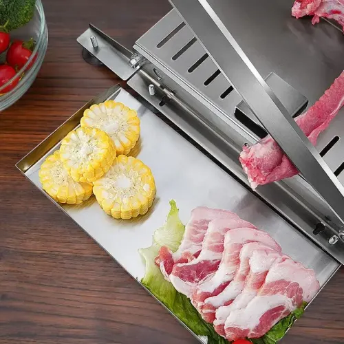 Stainless Steel Manual Slicer for Home Kitchens – Bone-Cutting Tool for Meat and Bones Suitable for Mutton, Chicken, Duck, Fish, and More