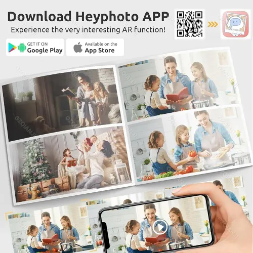 6-inch photo Instant color photo printer 300dpi desktop home sublimation paper ribbon