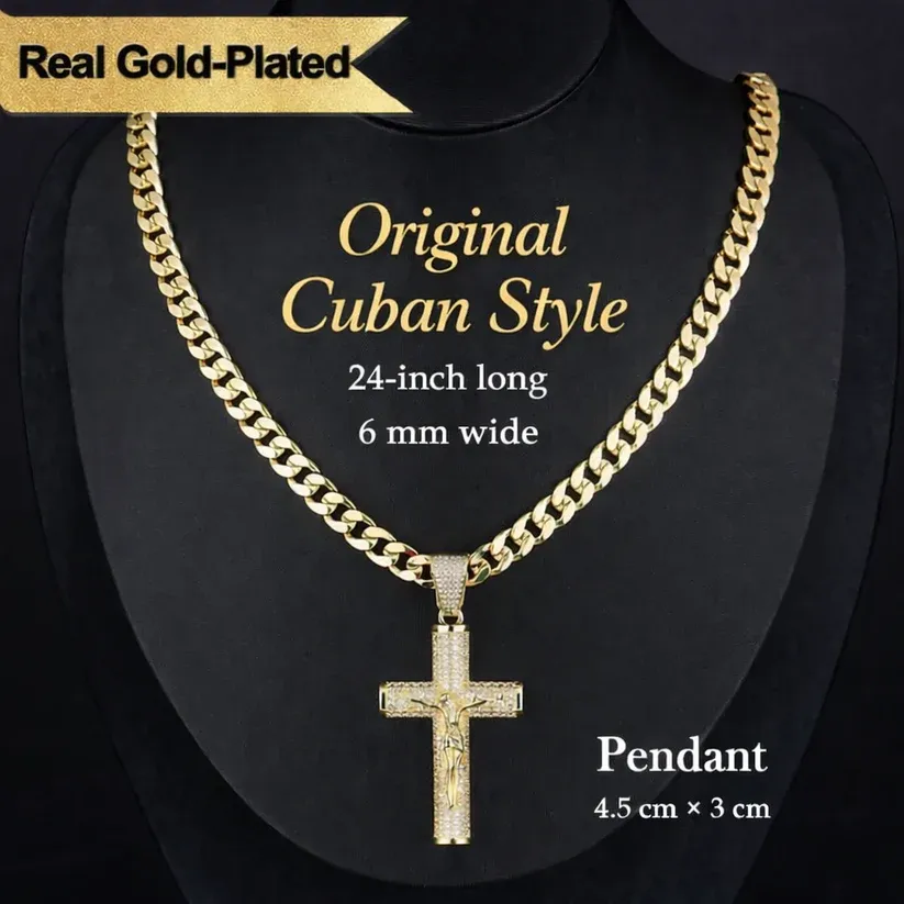 💗Limit of 3 orders per person 14K Gold-Plated Necklace👔