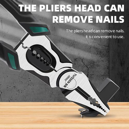 Multipurpose Long Nose Pliers Wire Crimper Cutter Heavy Duty Multifunctional Electrician Pliers for Crimping