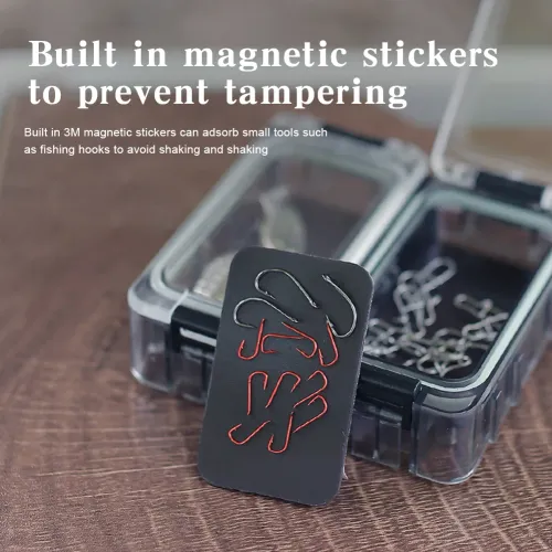 Expandable Fishing Tackle Box Fishing Tool Box with Magnetic Function Fishing Hardware Toolbox Waterproof for Outdoor Fishing