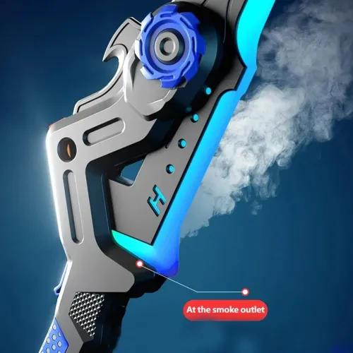 Type-c charging luminous axe sound light saber spray toy