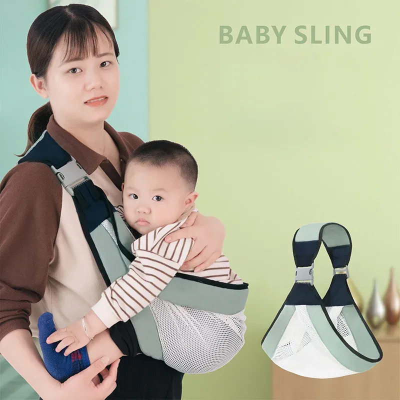 Baby Sling Carrier One Shoulder Carrier for Toddler Lightweight Baby Carrier Sling Newborn To Toddler for Toddler Carrier Sling