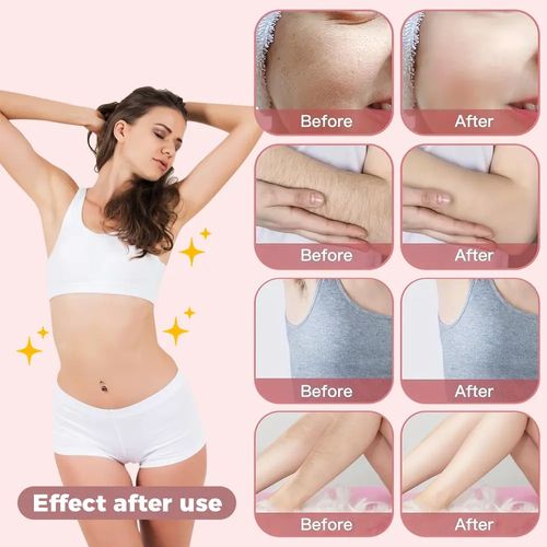 Women's Electric Bikini Trimmer & Body Shaver Dual Head Ceramic Blades Painless Wet Dry Use for Face Body Quick Smooth Cordless USB Fast Charge Gift