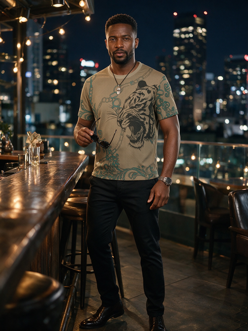 Tiger Men's Short sleeved T-shirt