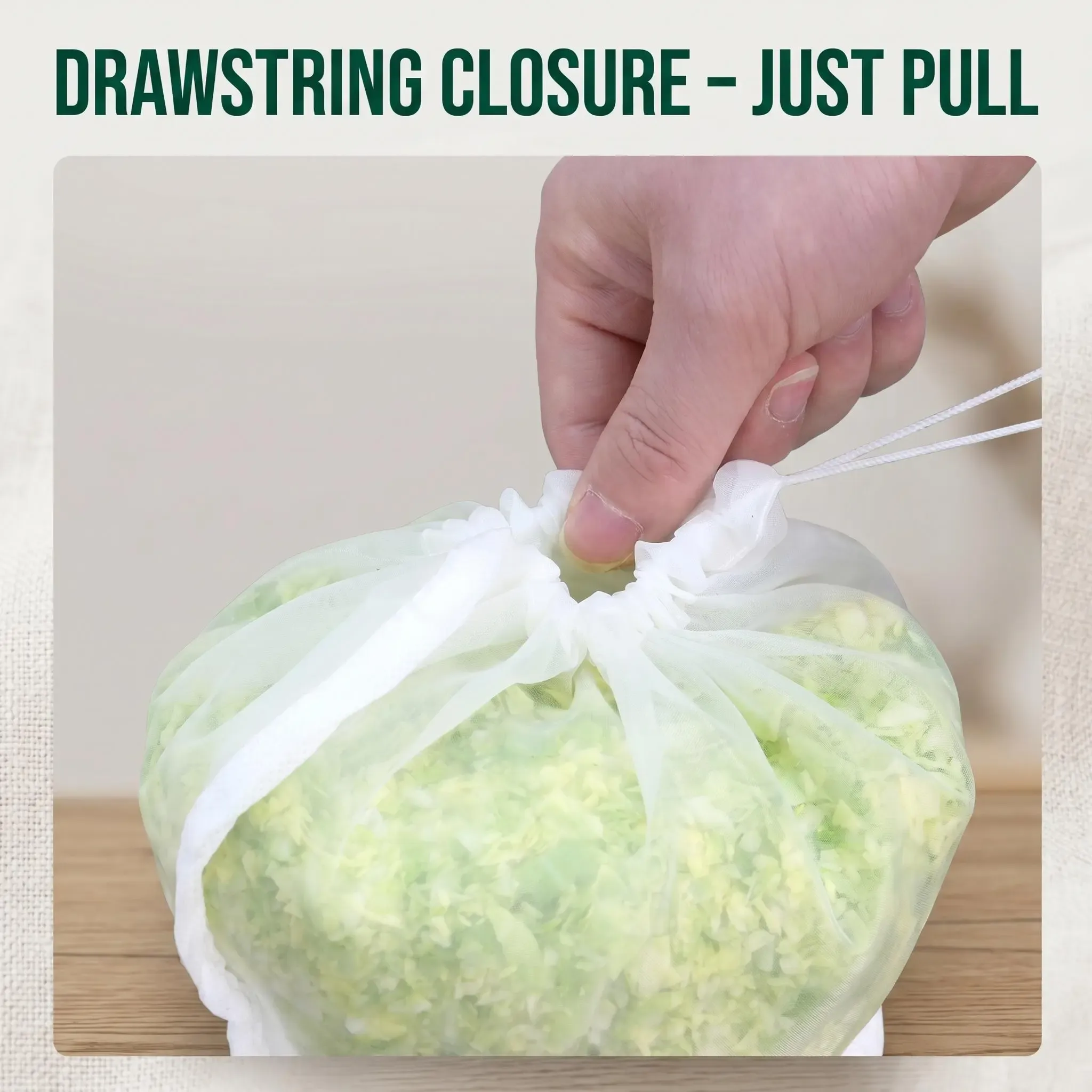 6PCS Bowl-Shaped Nylon Nut Milk Bag, Reusable Strainer Bags for Kunun Aya, Zobo, Juice, Yogurt, Cheesecloth Alternative