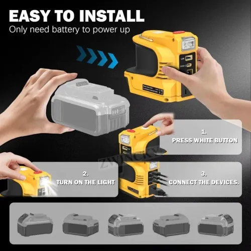 Hot selling inverter transformer converter lithium battery socket