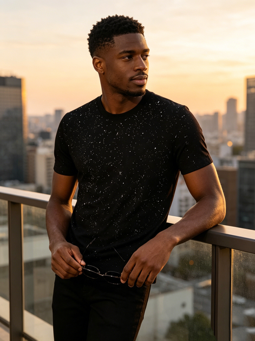 Advanced men's short sleeved shirt