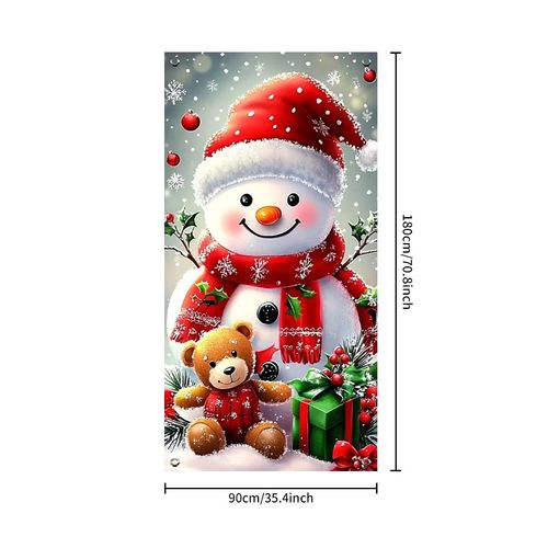 Santa Claus Party Decoration Banner Door Banner