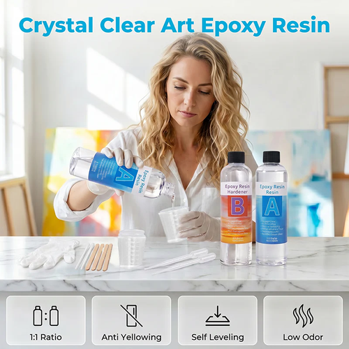 Crystal Clear Epoxy Resin Kit 260g+230g