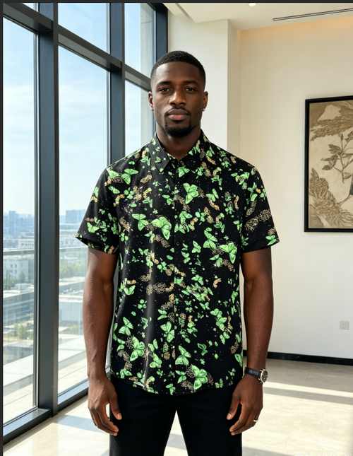 Men's ice silk shirt