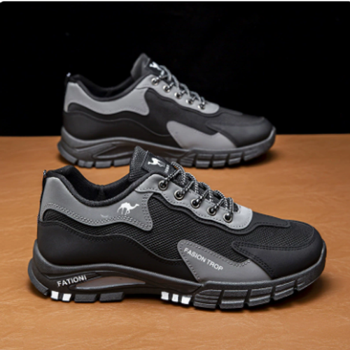 Men's Casual Sports Shoes Spring Outdoor Running Travel Thick Bottom Shoes