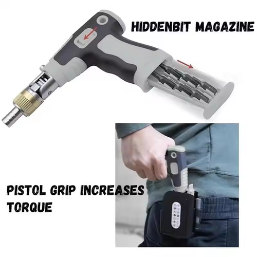 Multifunctional Bit Holder Ratchet Screwdriver With Ratchet And Dual Use Screwdriver Double Headed Mini Screwdriver Extendable